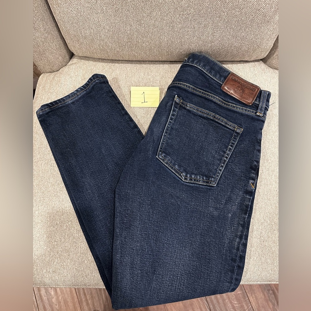 Land’s End Men’s Square Rigger Jeans Straight Fit - Size 34